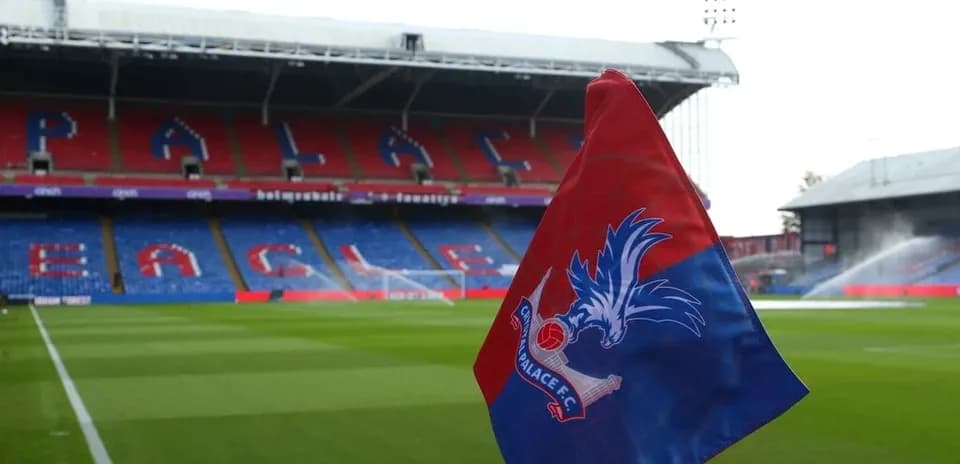 Crystal Palace FC corner flag at Selhurst Park