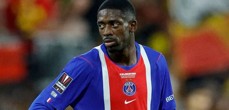 Player in PSG jersey during a match