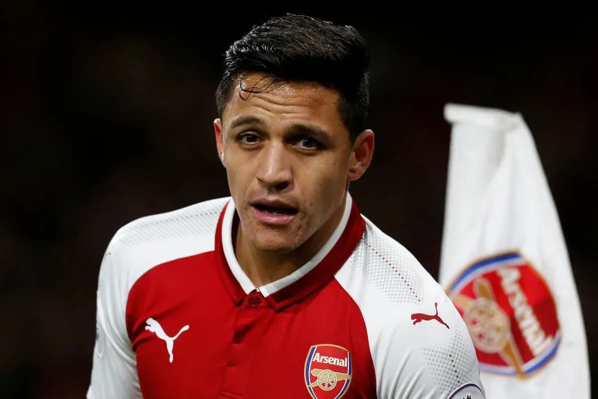 Player wearing Arsenal jersey during a match
