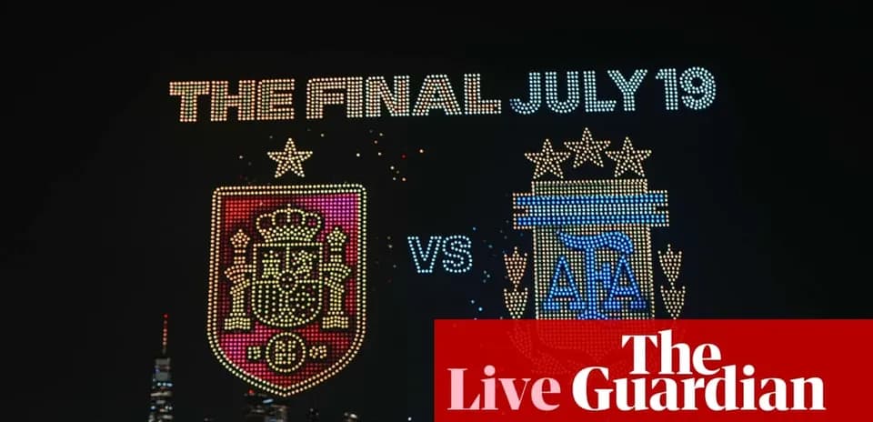Spain vs Argentina match announcement on display