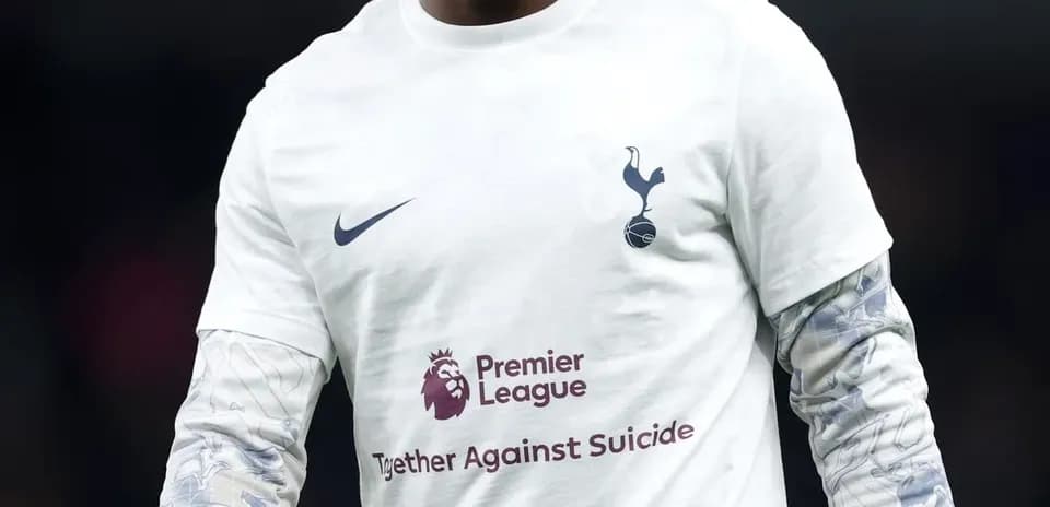 Player in warm-up shirt before match at stadium