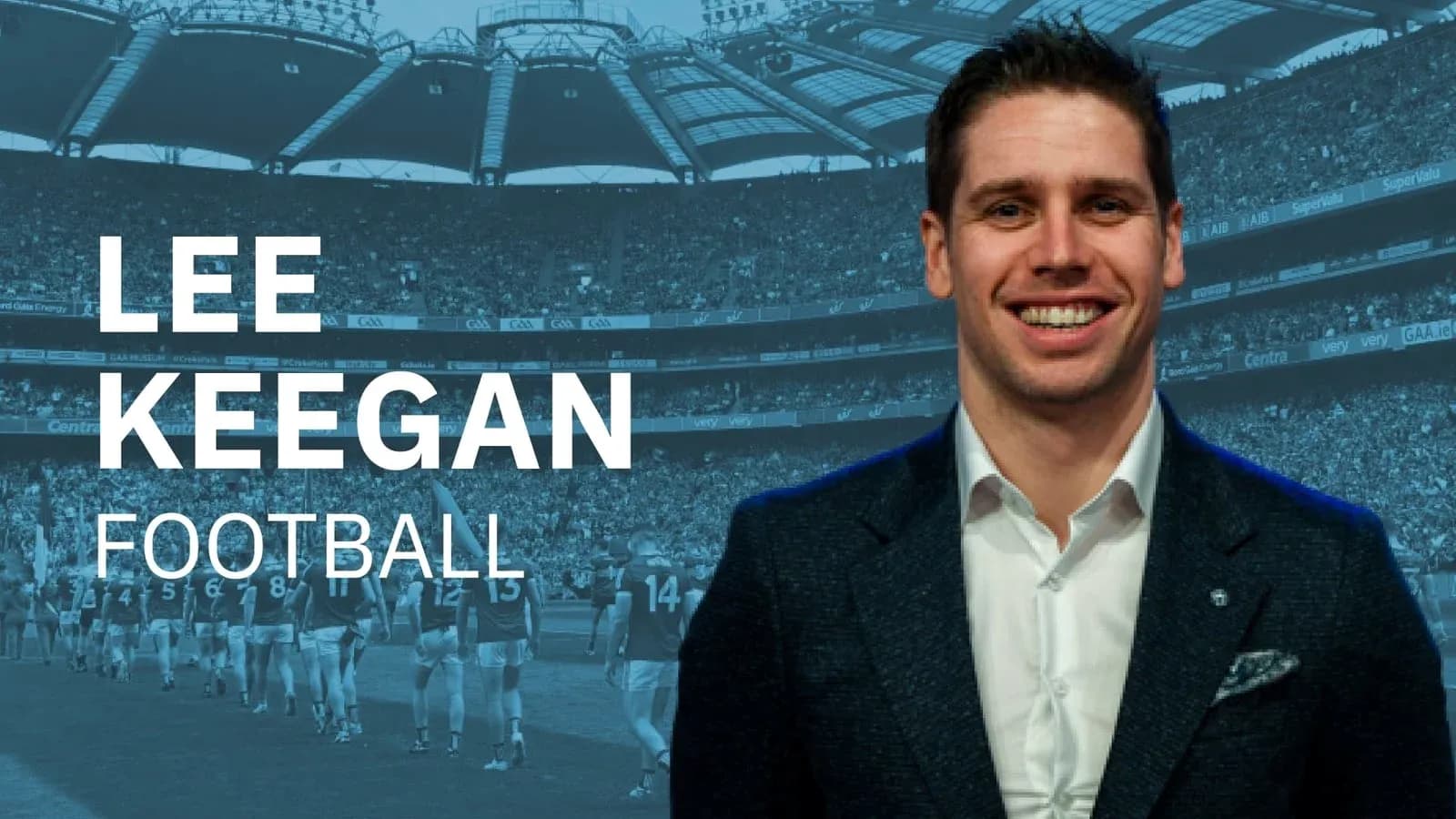 Lee Keegan with football stadium background