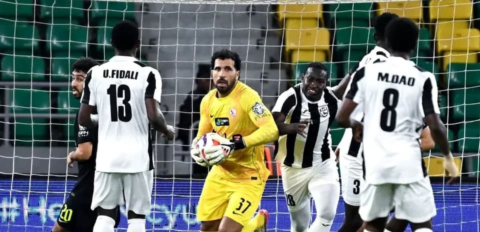 Zamalek SC goalkeeper during CAF Champions League match
