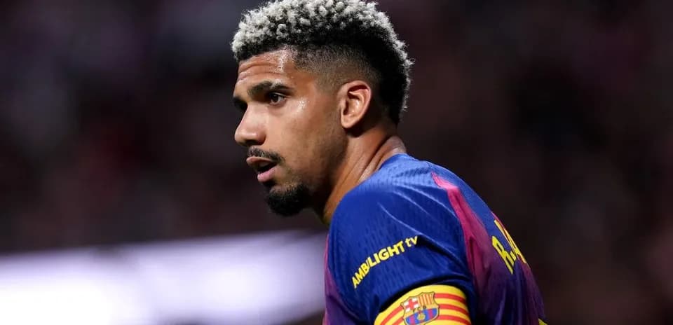Player wearing FC Barcelona jersey on the field