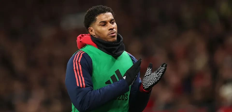 Player warming up on sidelines during match