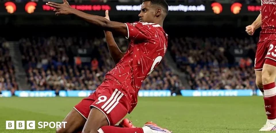 Player celebrating a goal on the pitch