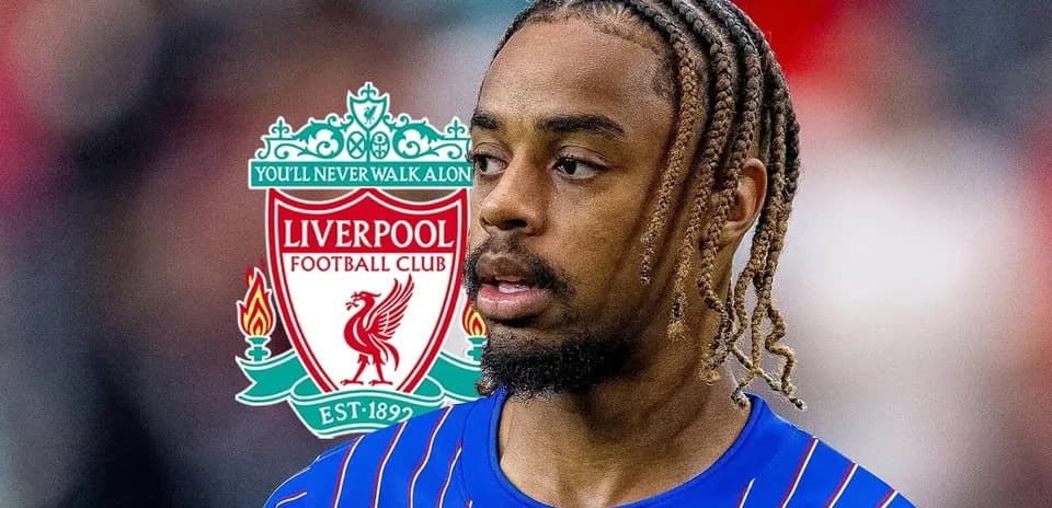 Player in Liverpool FC kit with club logo