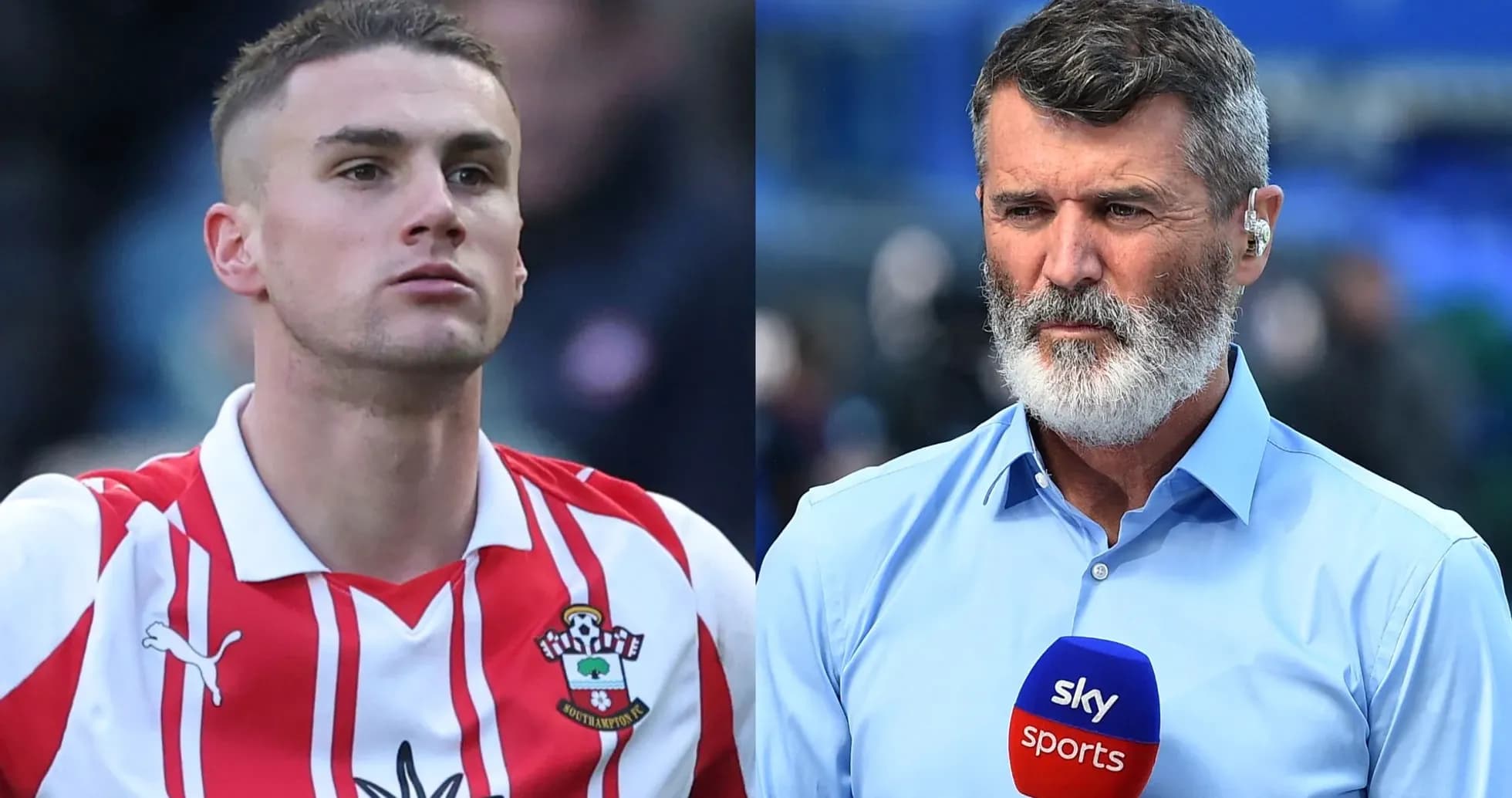 Football player and pundit during broadcast appearance