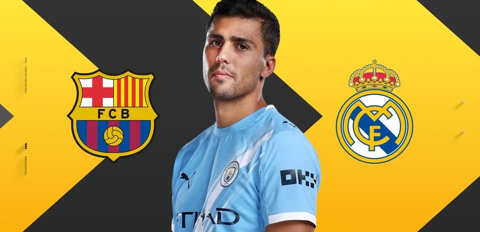 Player in Manchester City kit with club logos