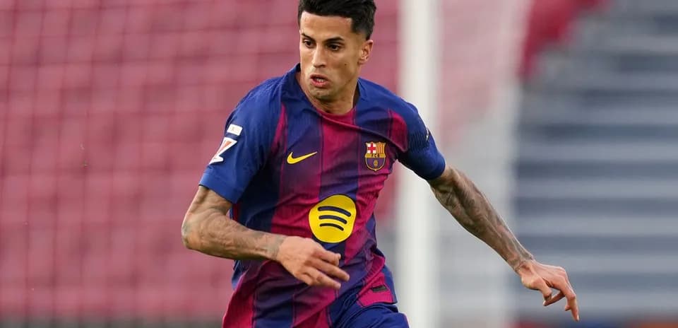 Player in Barcelona kit running during a match