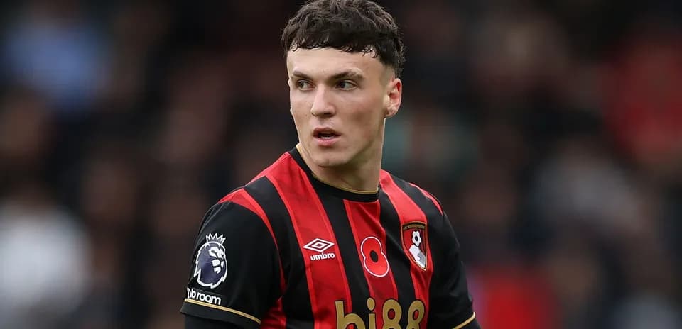 Bournemouth player on the pitch during a match