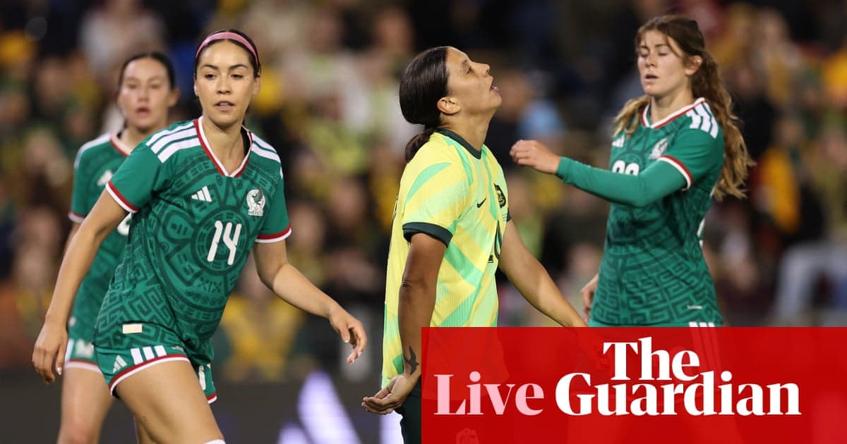 Players in action during women's soccer match