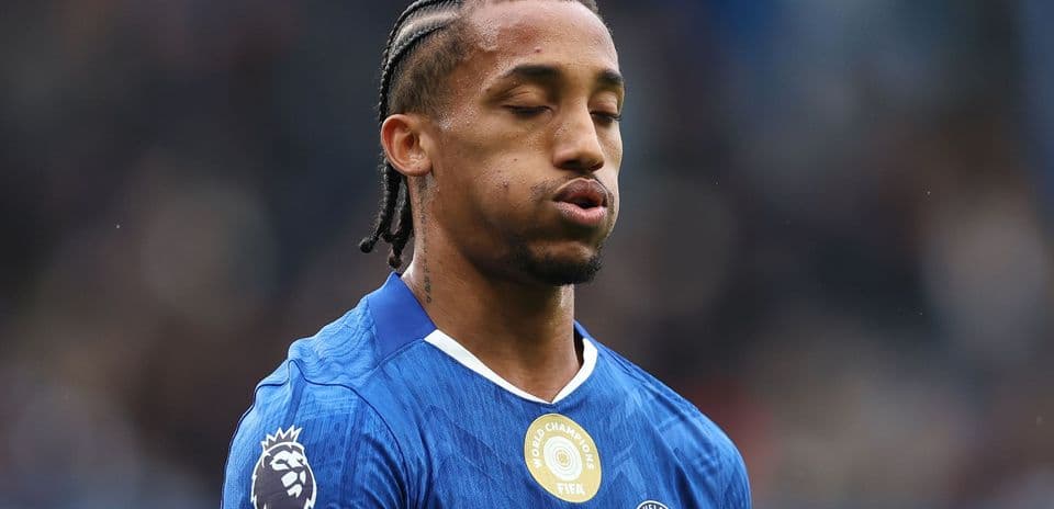 Chelsea player in blue kit during match