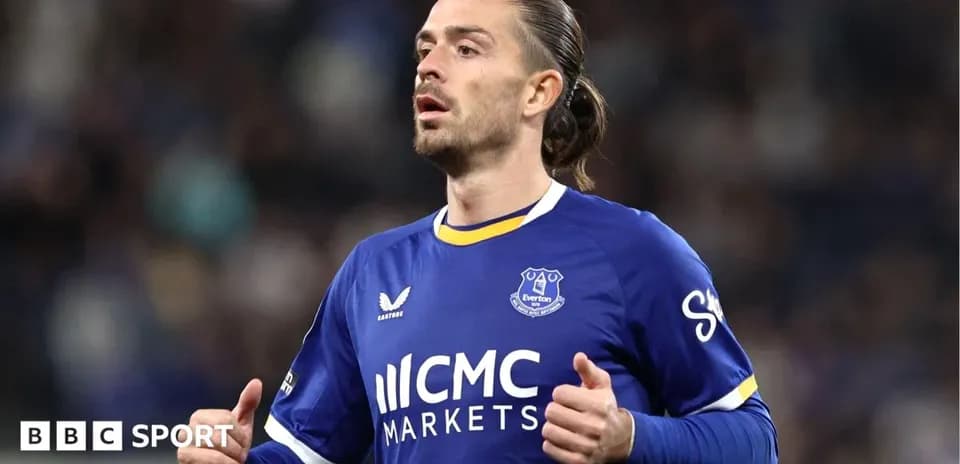 Player wearing Everton jersey during a match