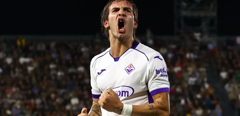 Player celebrating a goal during match
