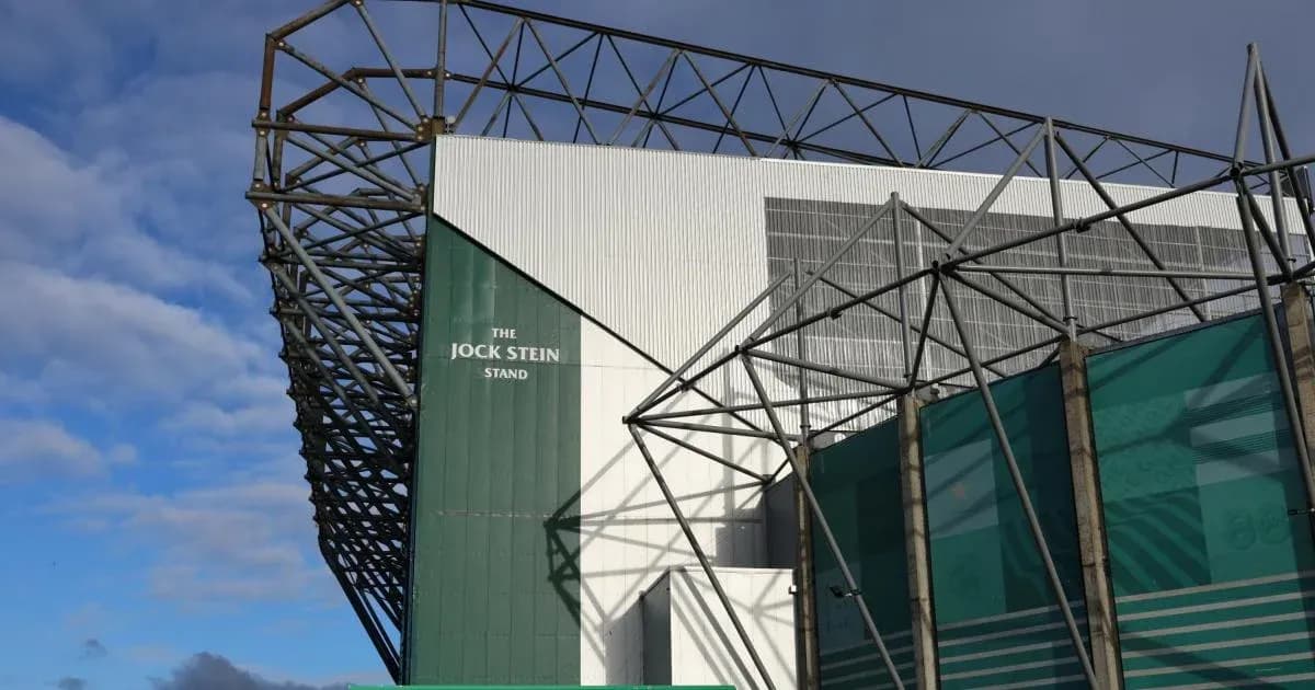 The Jock Stein Stand at a football stadium