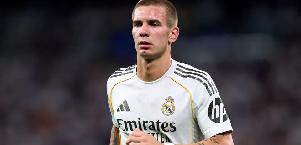 Player in Real Madrid kit during match