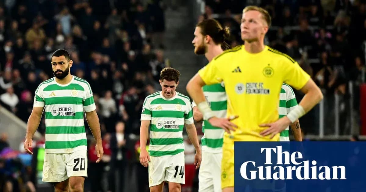 Celtic FC players walking off after a match