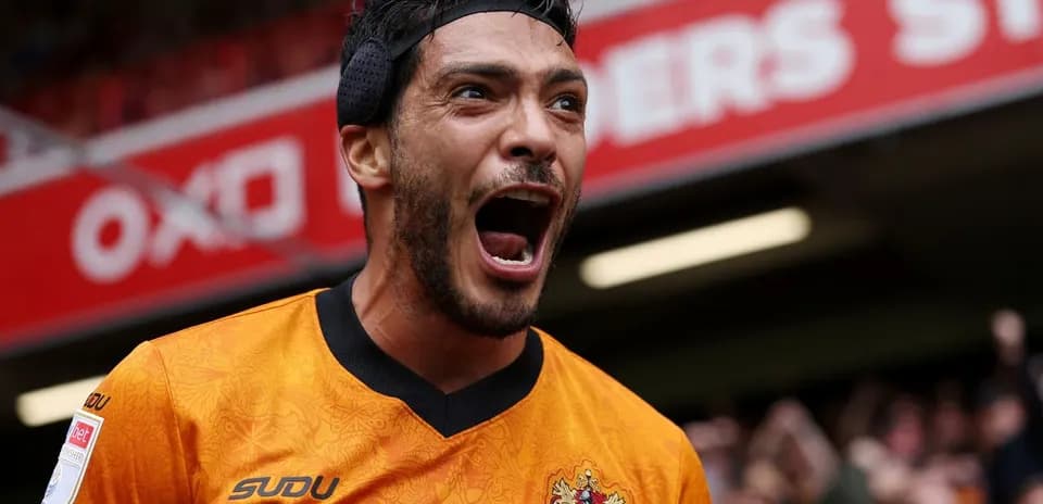 Player celebrating passionately on the field