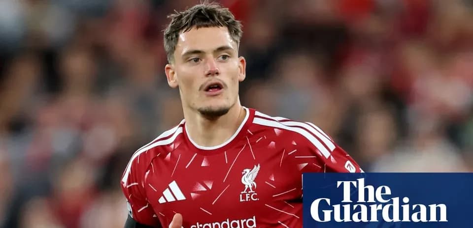 Player wearing Liverpool jersey during match