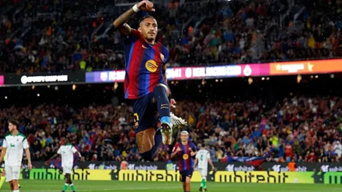 Player celebrating a goal during a match