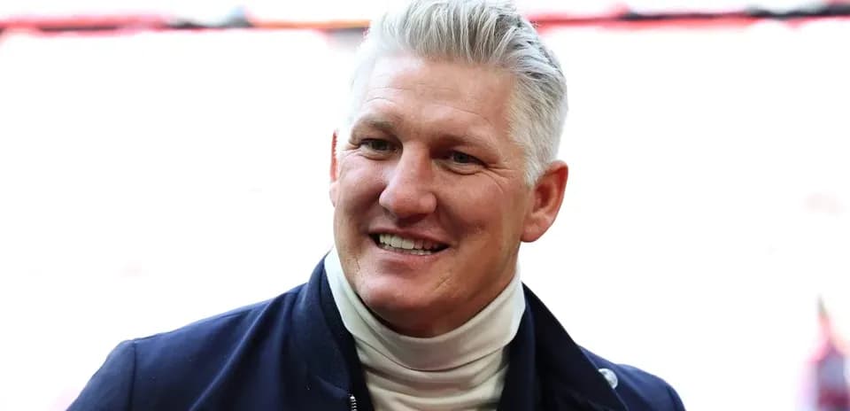 Former player smiling before a match