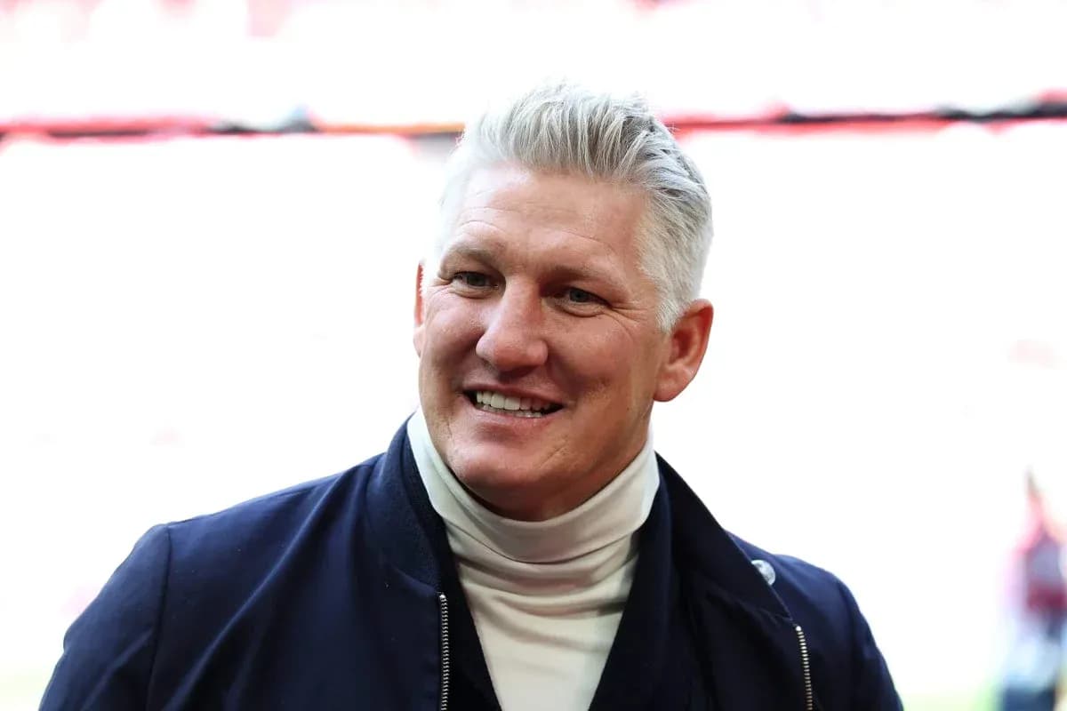 Former player smiling before a match