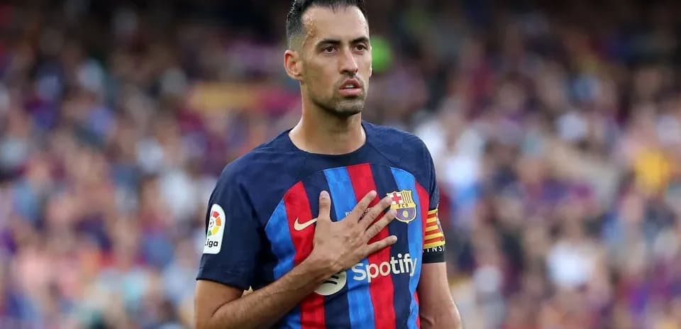 Player with hand on heart during match