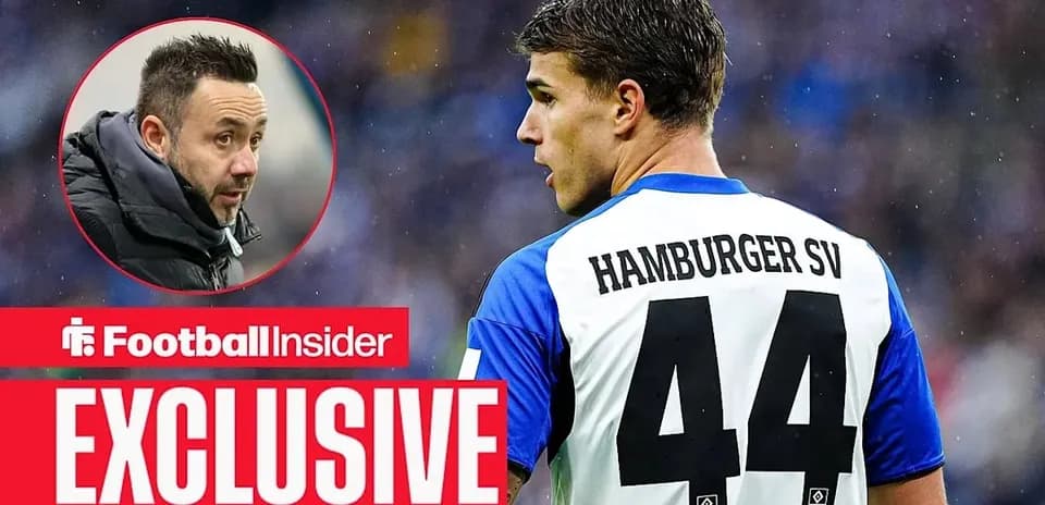 Player wearing Hamburger SV jersey number 44