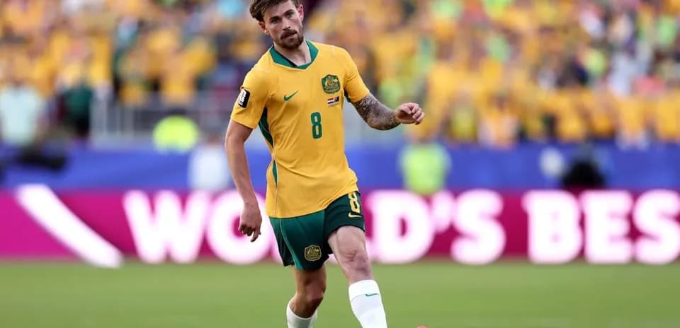 Australian player during World Cup match