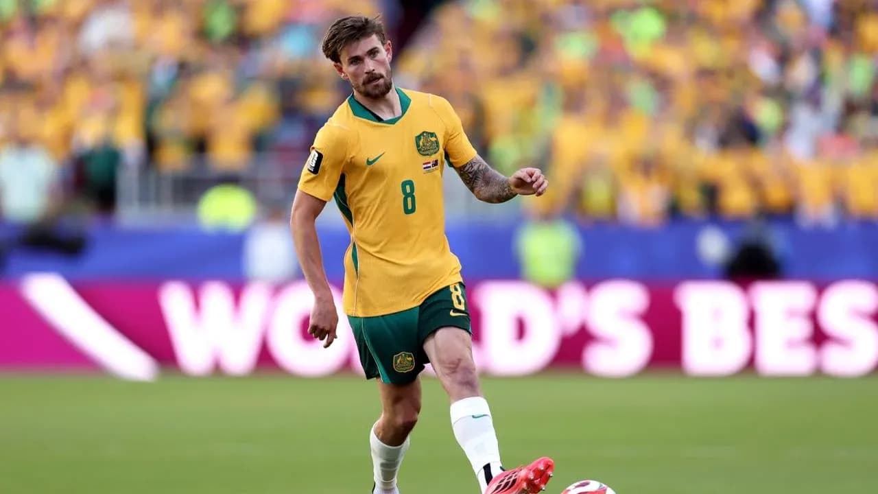 Australian player during World Cup match
