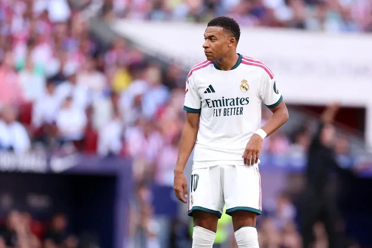 Player in Real Madrid kit during match
