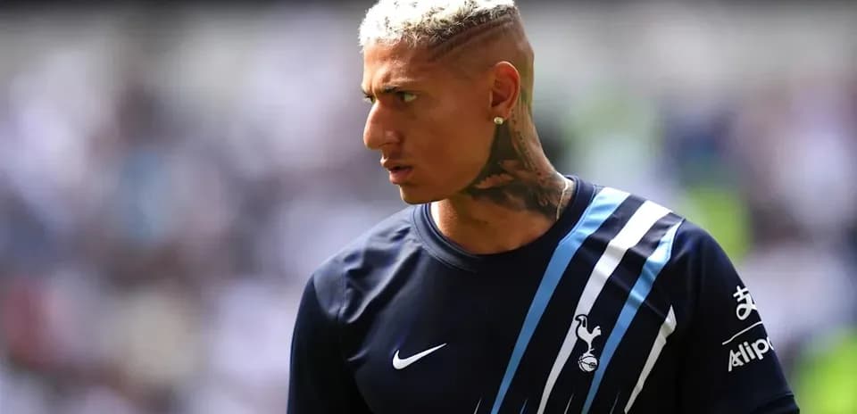 Player in Tottenham kit during match warm-up