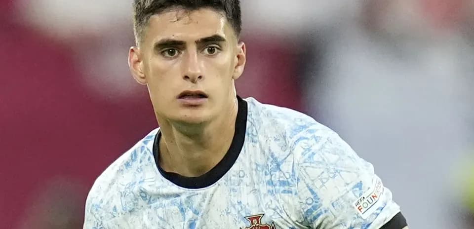 Player in Portugal kit during a match