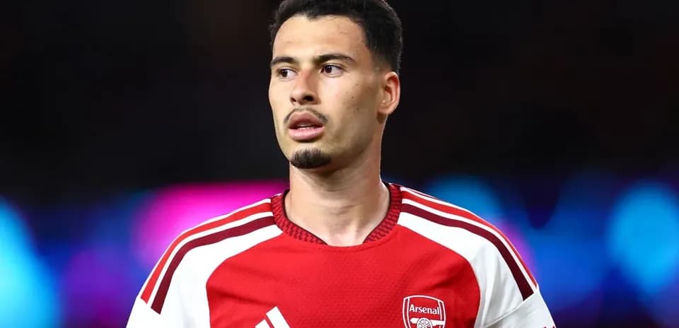 Arsenal player during match with focused expression