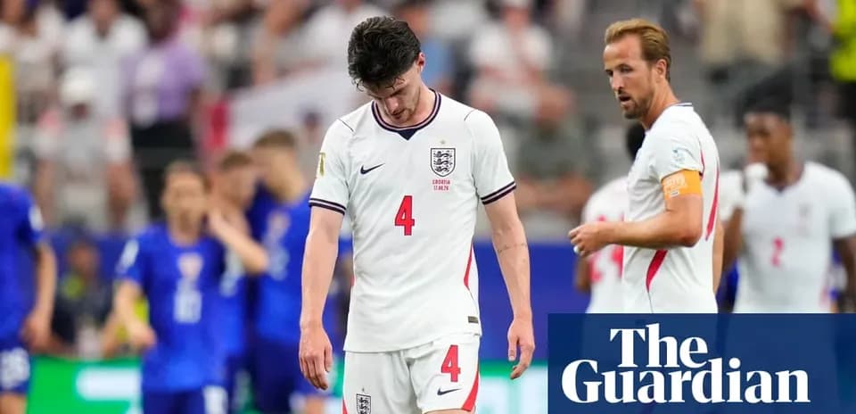 England players walking off the pitch after match