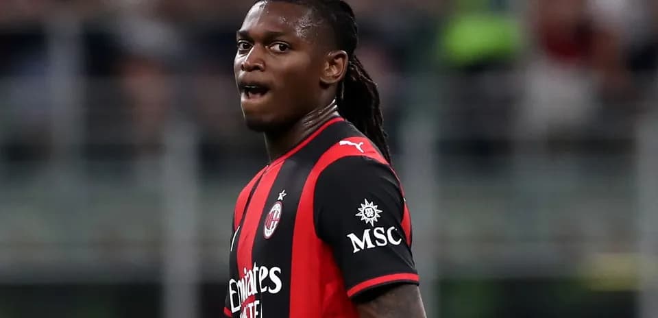 AC Milan player on the field during match