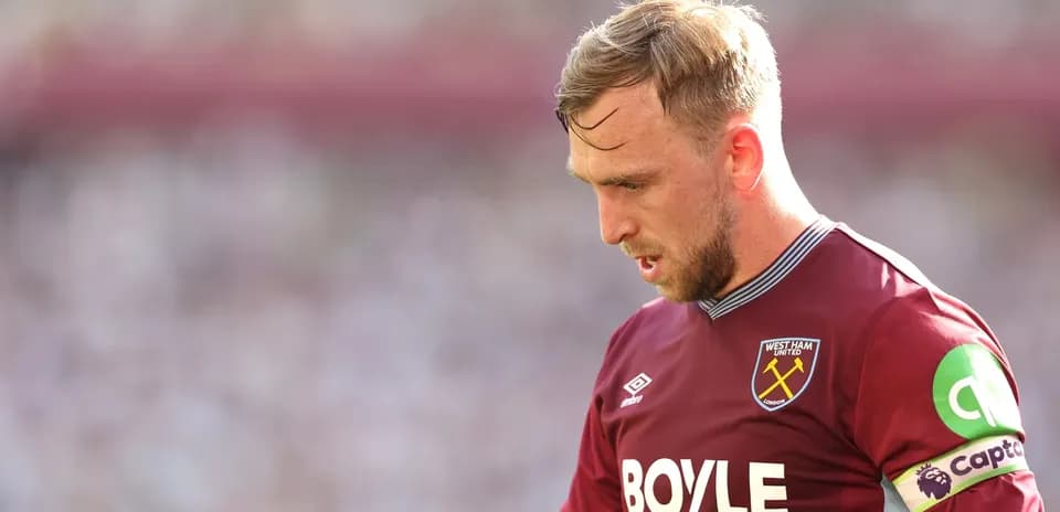West Ham player during Premier League match