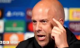 Manager speaking passionately at press conference