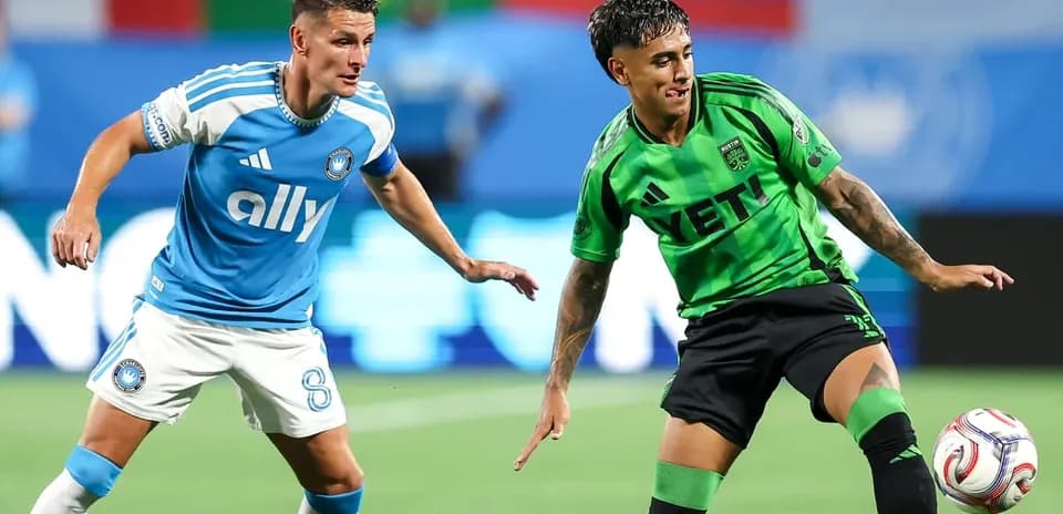 Players competing in Charlotte vs Columbus Crew match