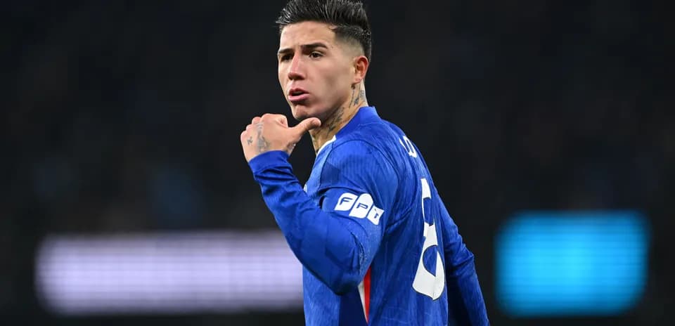 Player gesturing during a football match