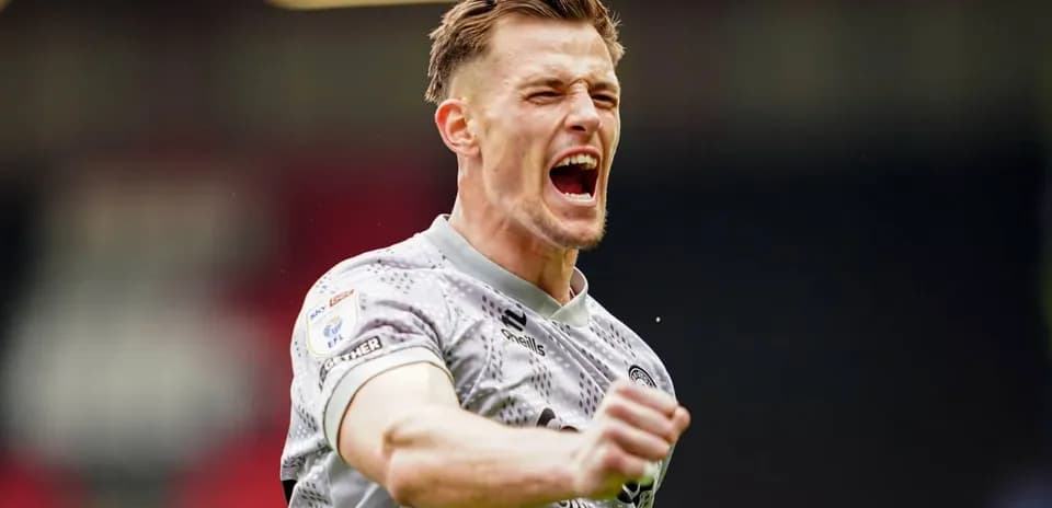 Player celebrating enthusiastically during a match