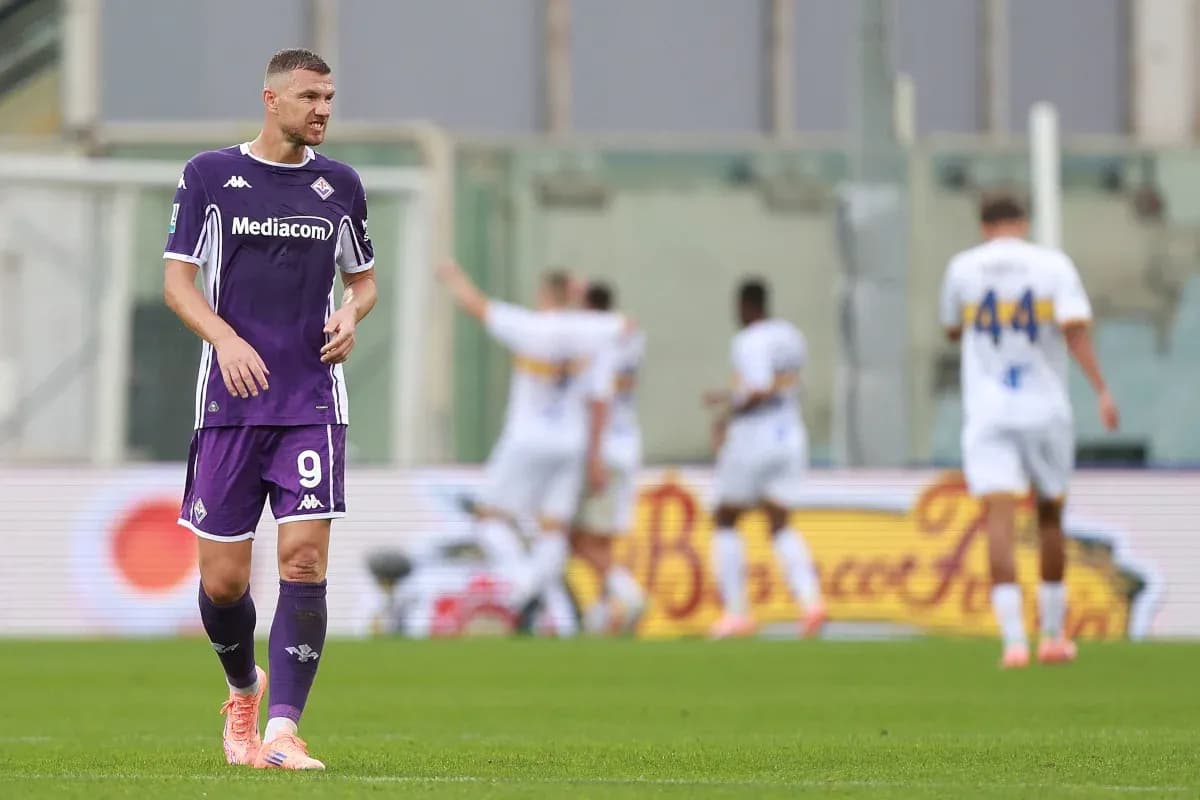 Fiorentina player during Lecce match