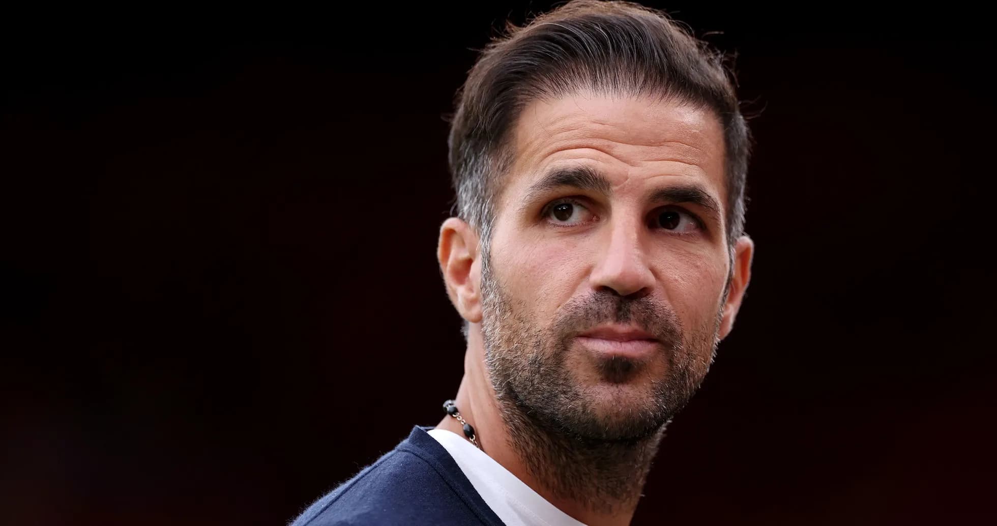 Cesc Fàbregas looking over his shoulder