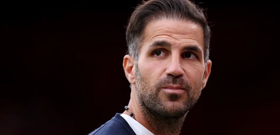 Cesc Fàbregas looking over his shoulder