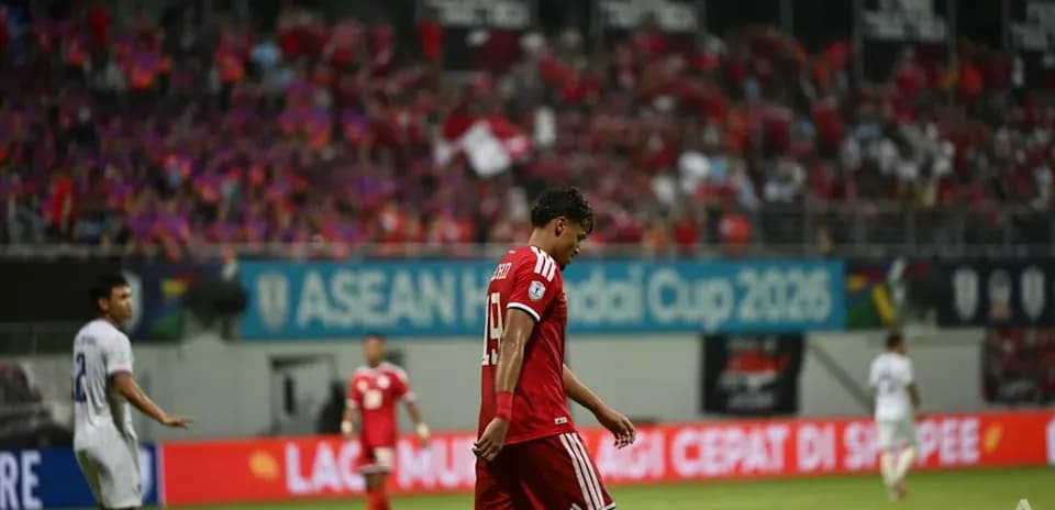 Player walking off the field during a match