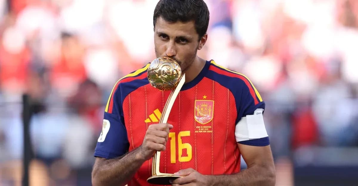 Player holding trophy after winning tournament