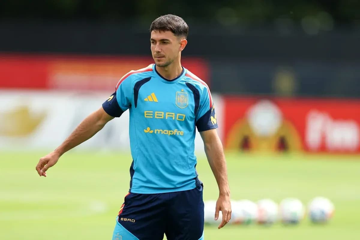 Player in training kit during practice session