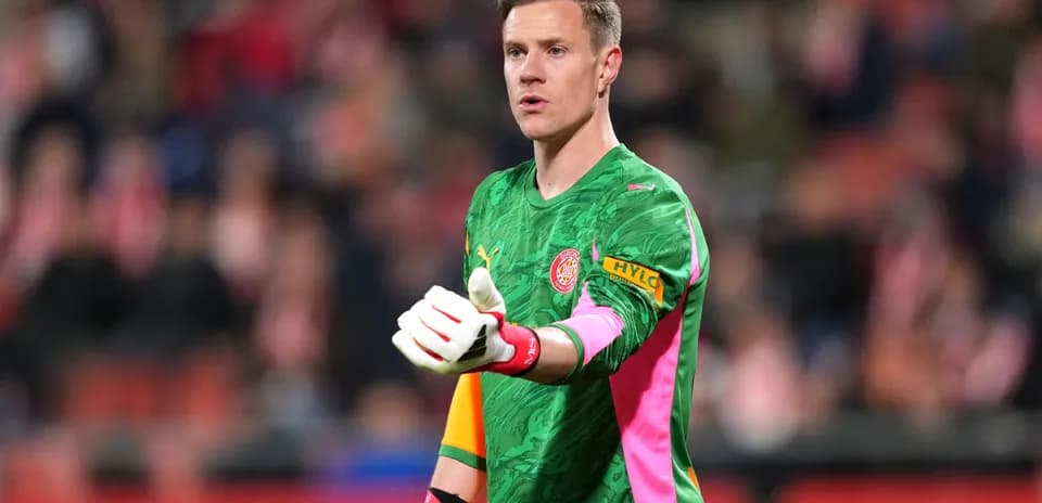 Goalkeeper gesturing during a match