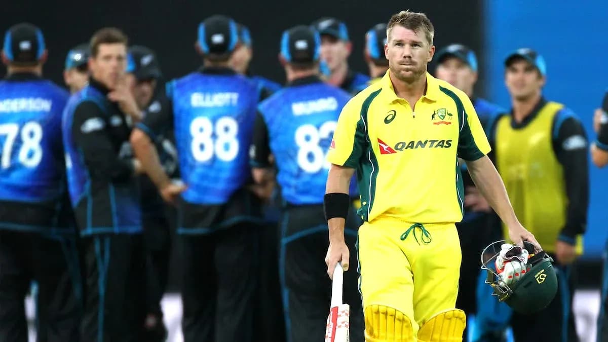 Australian player walking off field after dismissal